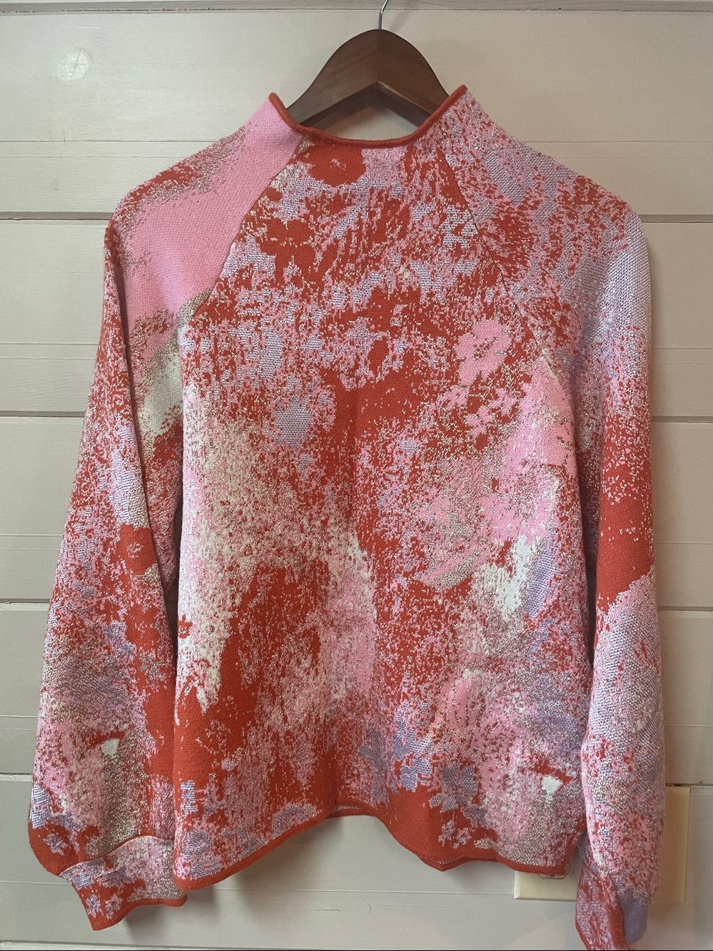 Anthropologie The Beatriz Mock-Neck Sweater: Lurex Edition
Size L. - Picture 5 of 9